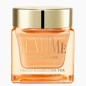 Byroe Teatime Mask Peach Kombucha Tea Purifying Clay Mask